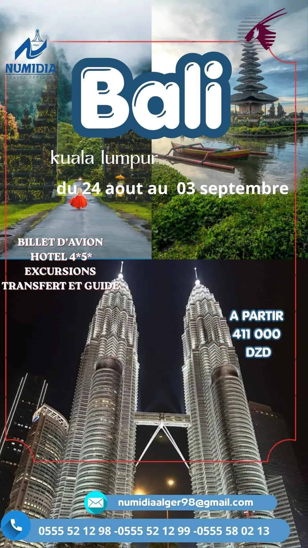 Grand Tour Asie : Kuala Lumpur & Bali le Duo Parfait