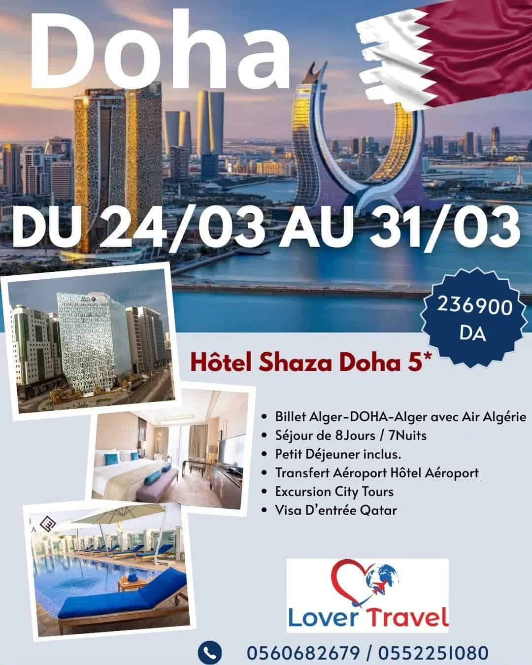 Qatar Doha spéciale vacances -printemps- avec Air Algérie