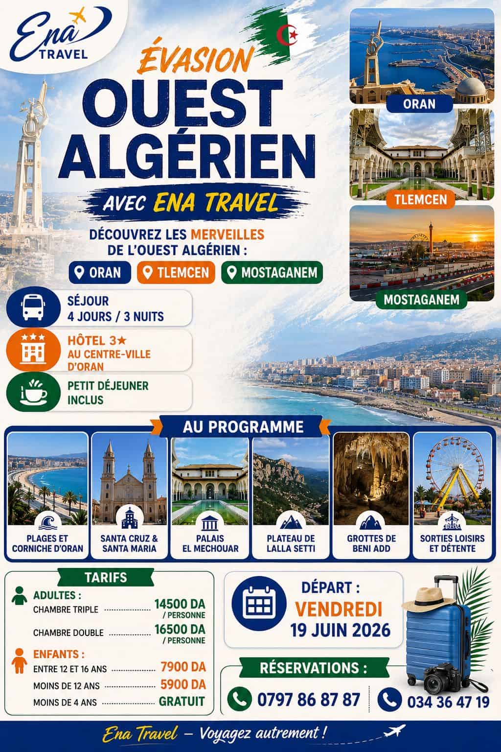 ÉVASION OUEST ALGÉRIEN AVEC ENA TRAVEL