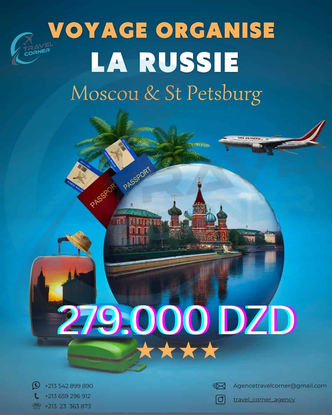 10 jours au cœur de la Russie (Moscou & Saint-Pétersbourg)