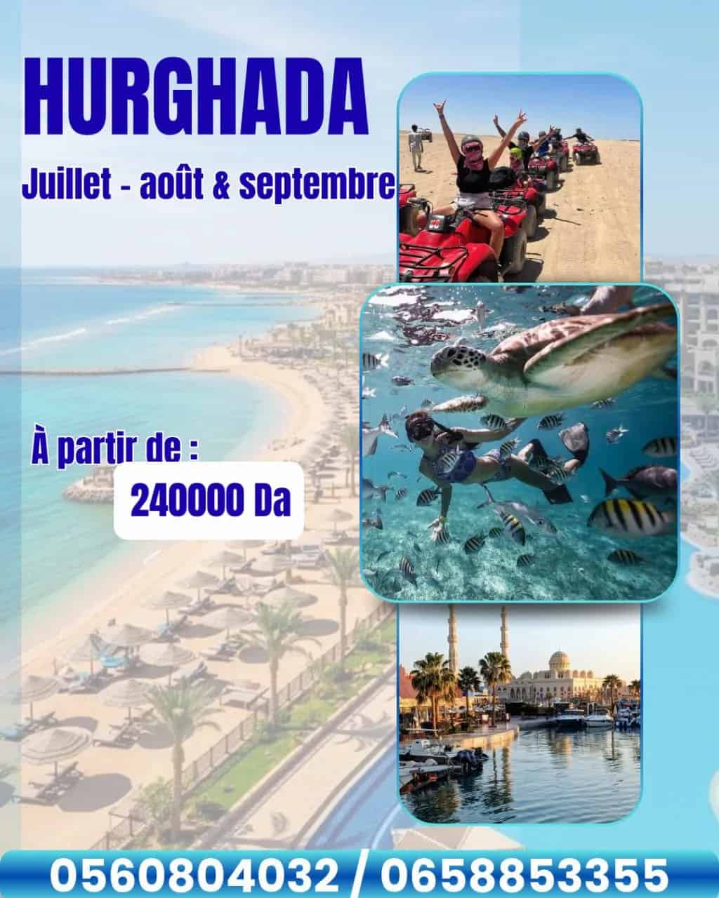 L'Égypte vous attend cet été ! Envolez-vous vers HURGADA avec des Vols Directs !