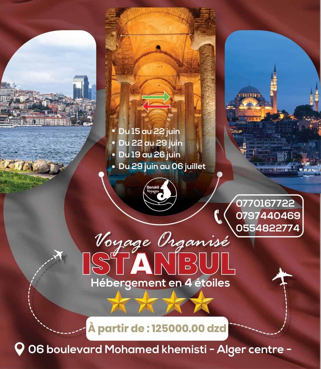 Voyage Organisé Istanbul du 15 juin au 6 juillet