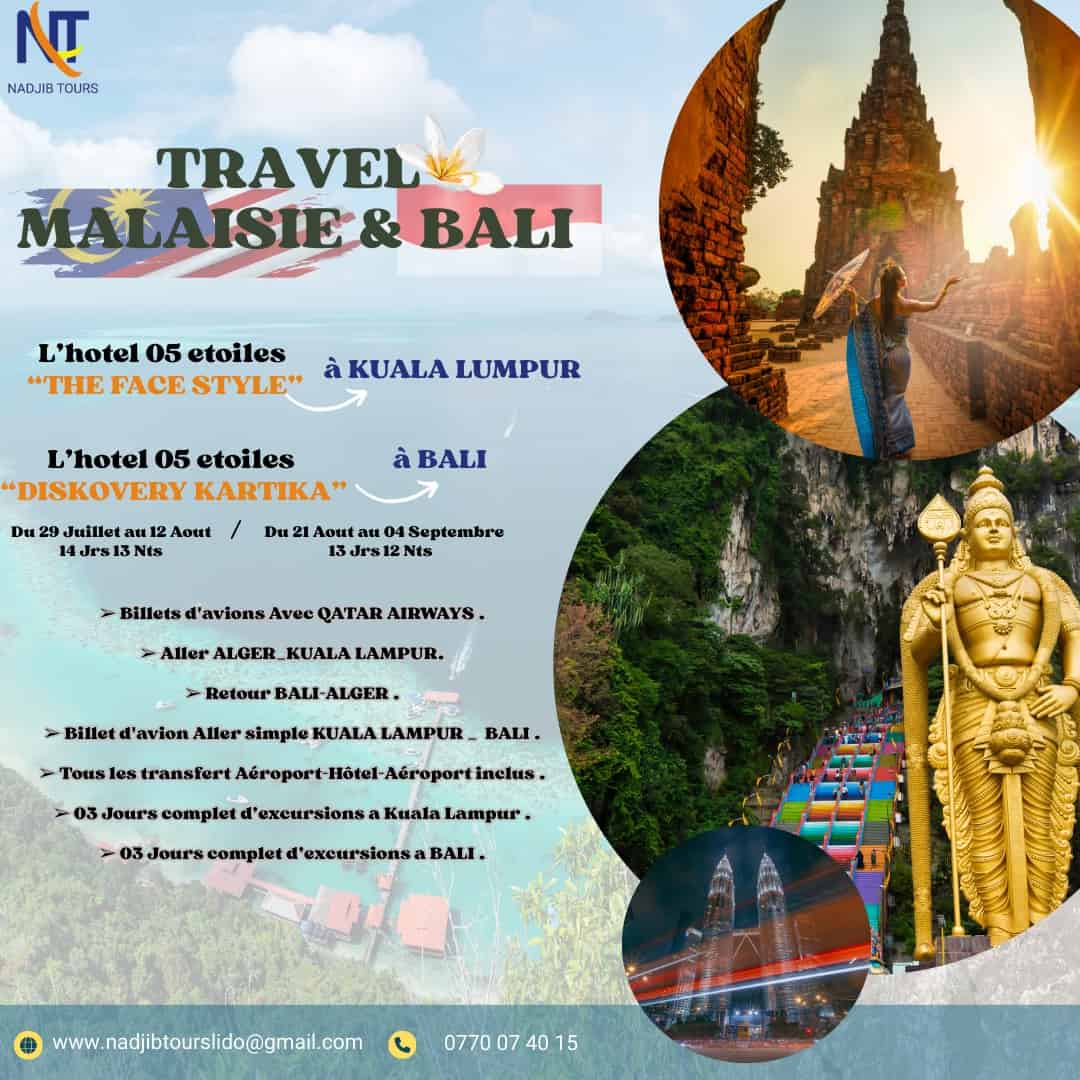 ✈️ Une aventure inoubliable entre Malaisie et Bali✈️