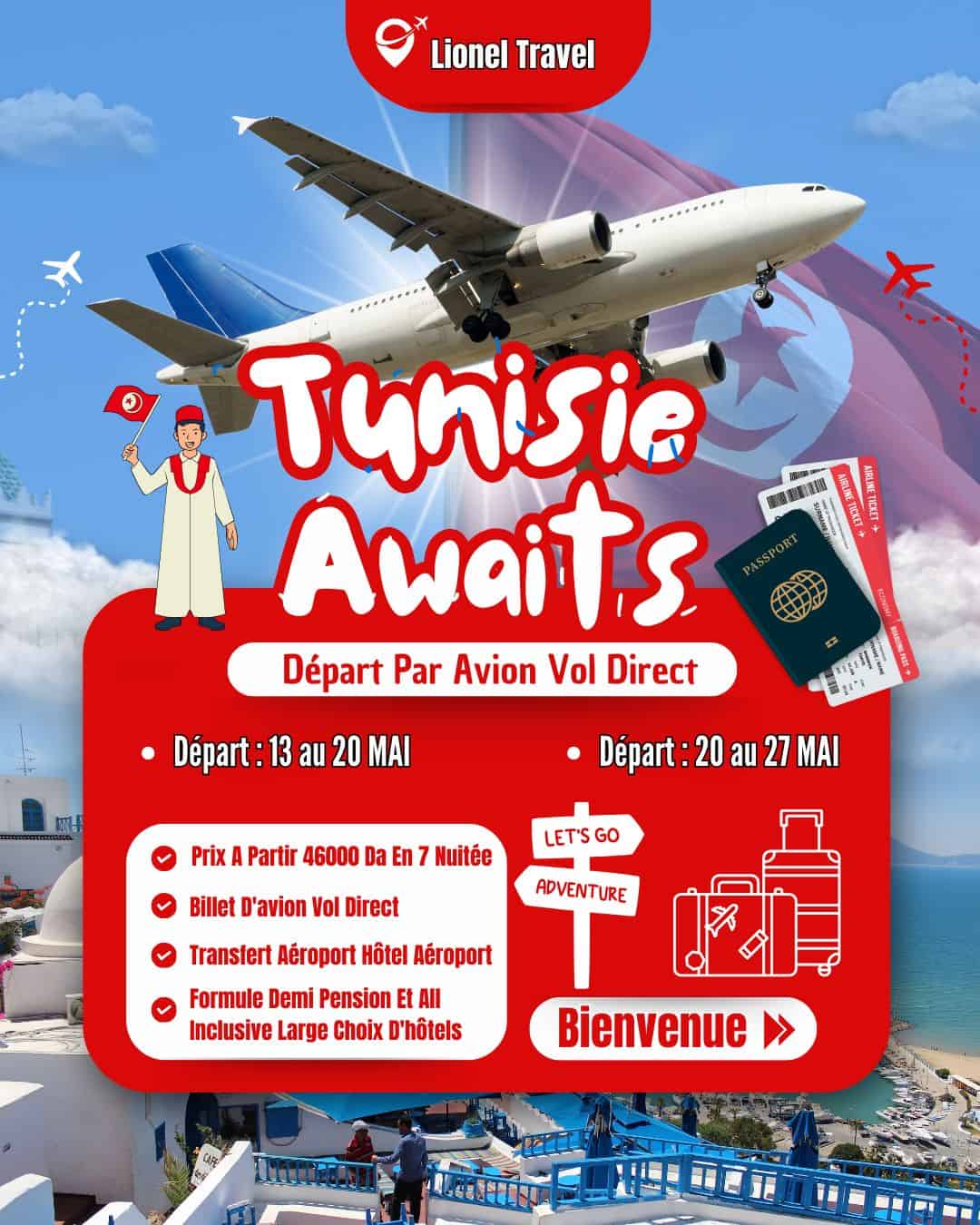 #𝐏𝐫𝐨𝐦𝐨_Voyage_𝐓𝐮𝐧𝐢𝐬𝐢𝐞_𝐏𝐚𝐫_𝐀𝐯𝐢𝐨𝐧