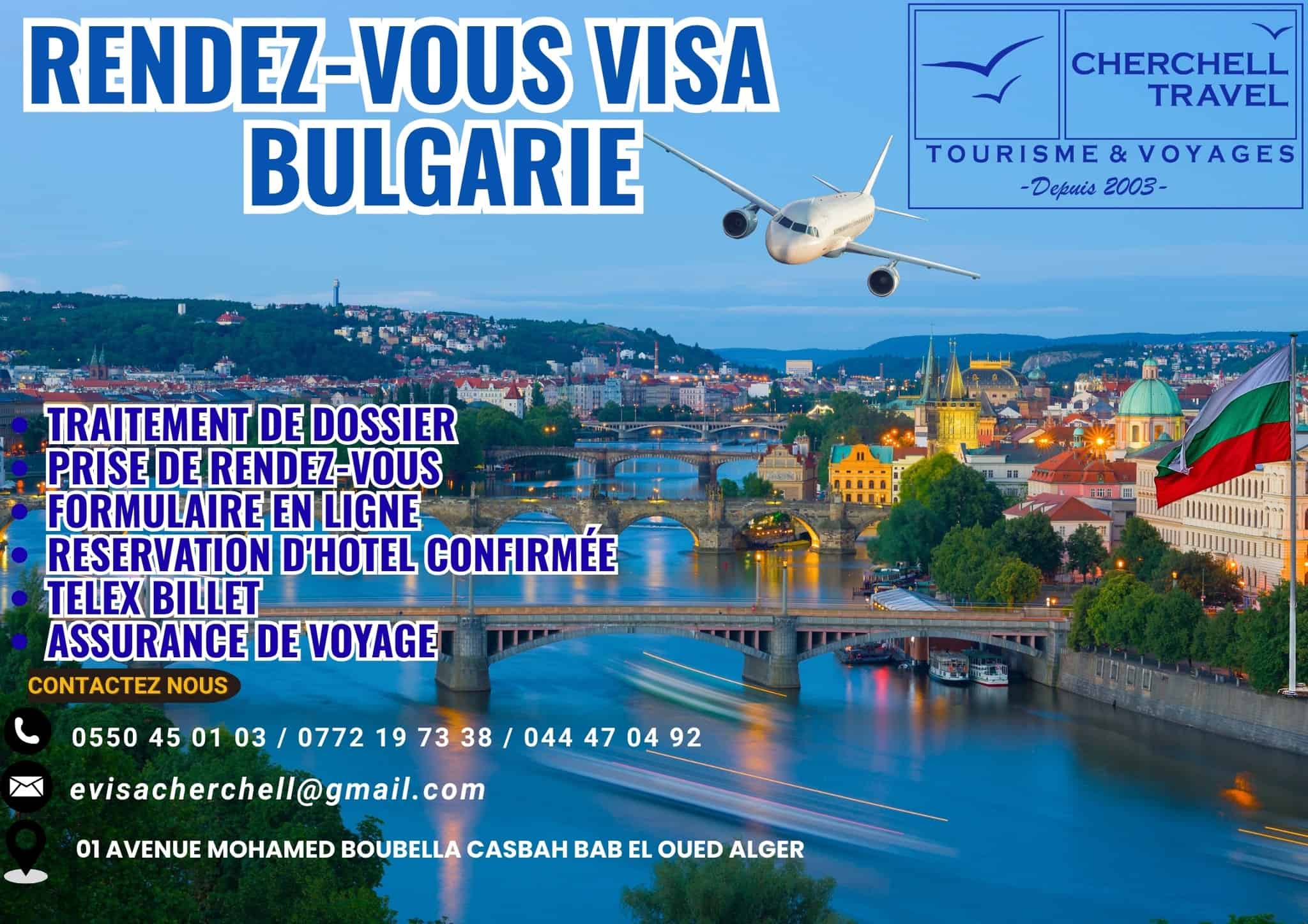 Rendez-vous Visa Bulgarie