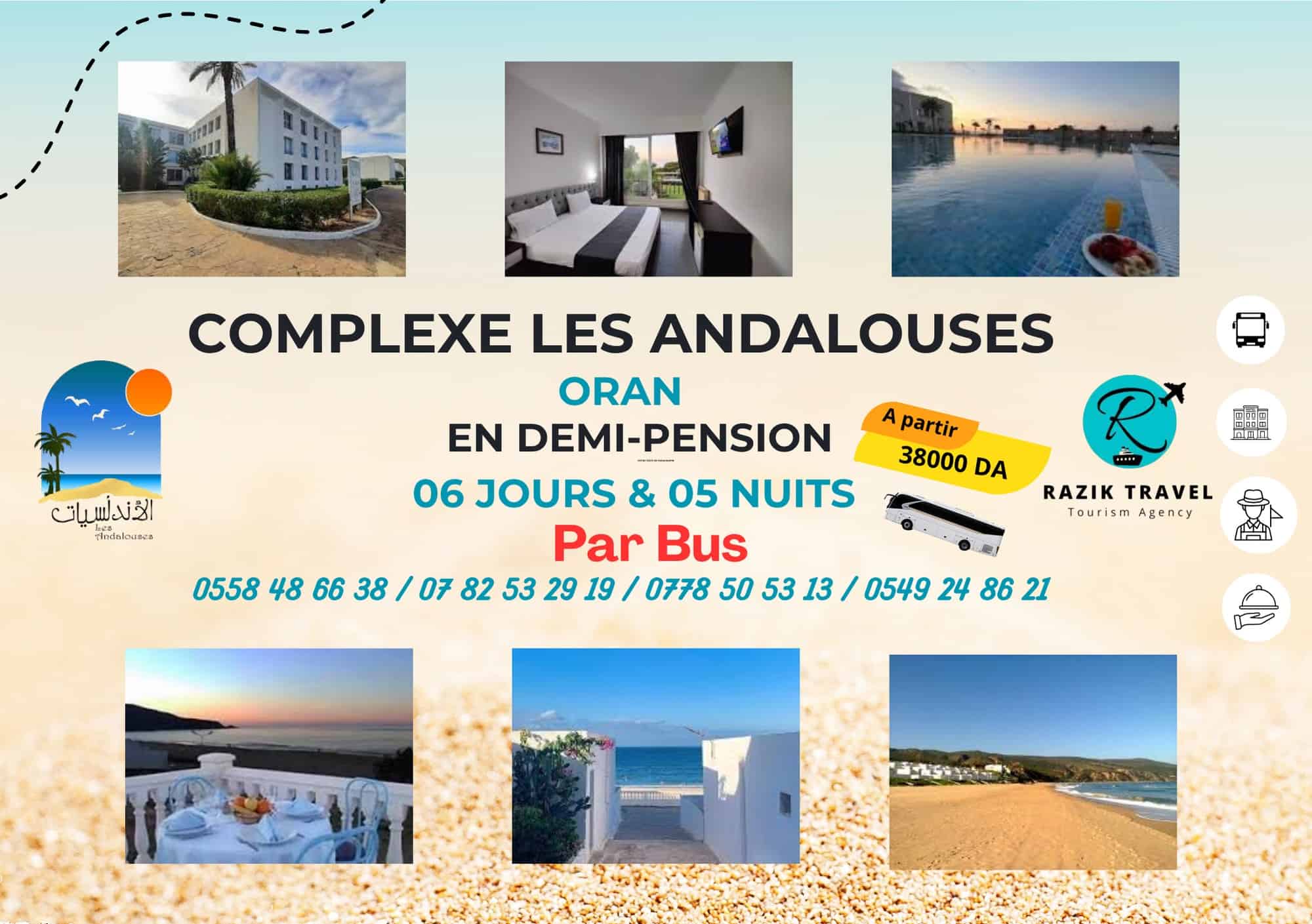 Offrez-vous des vacances inoubliables à Oran – Complexe Les Andalouses !