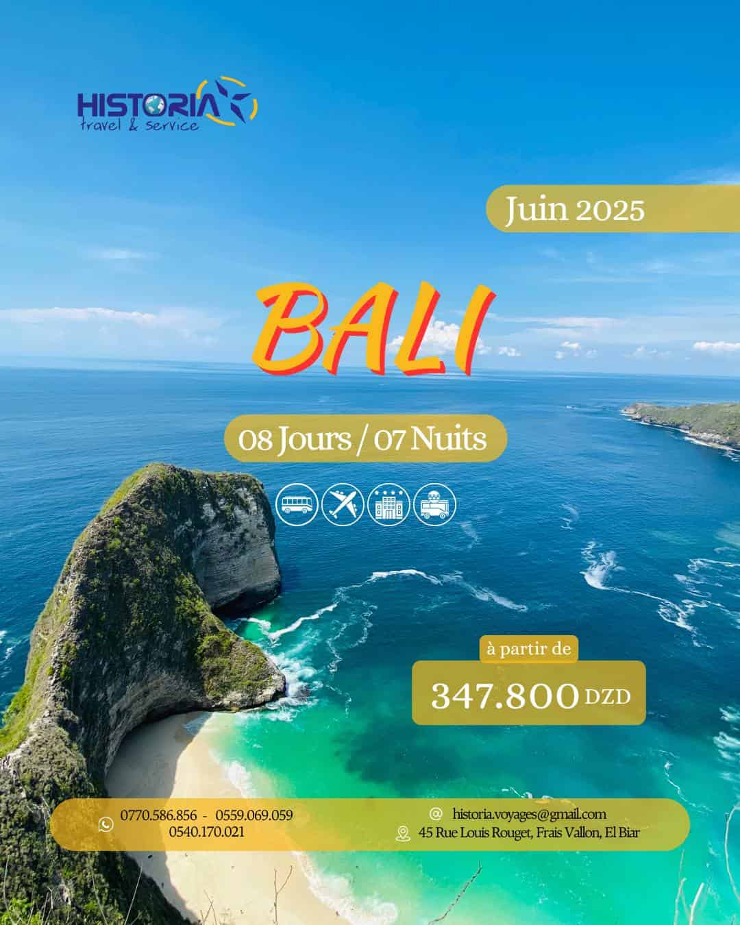 🏝🏝Indonésie & Bali pour mois de Juin 2025🏝🏝🏝