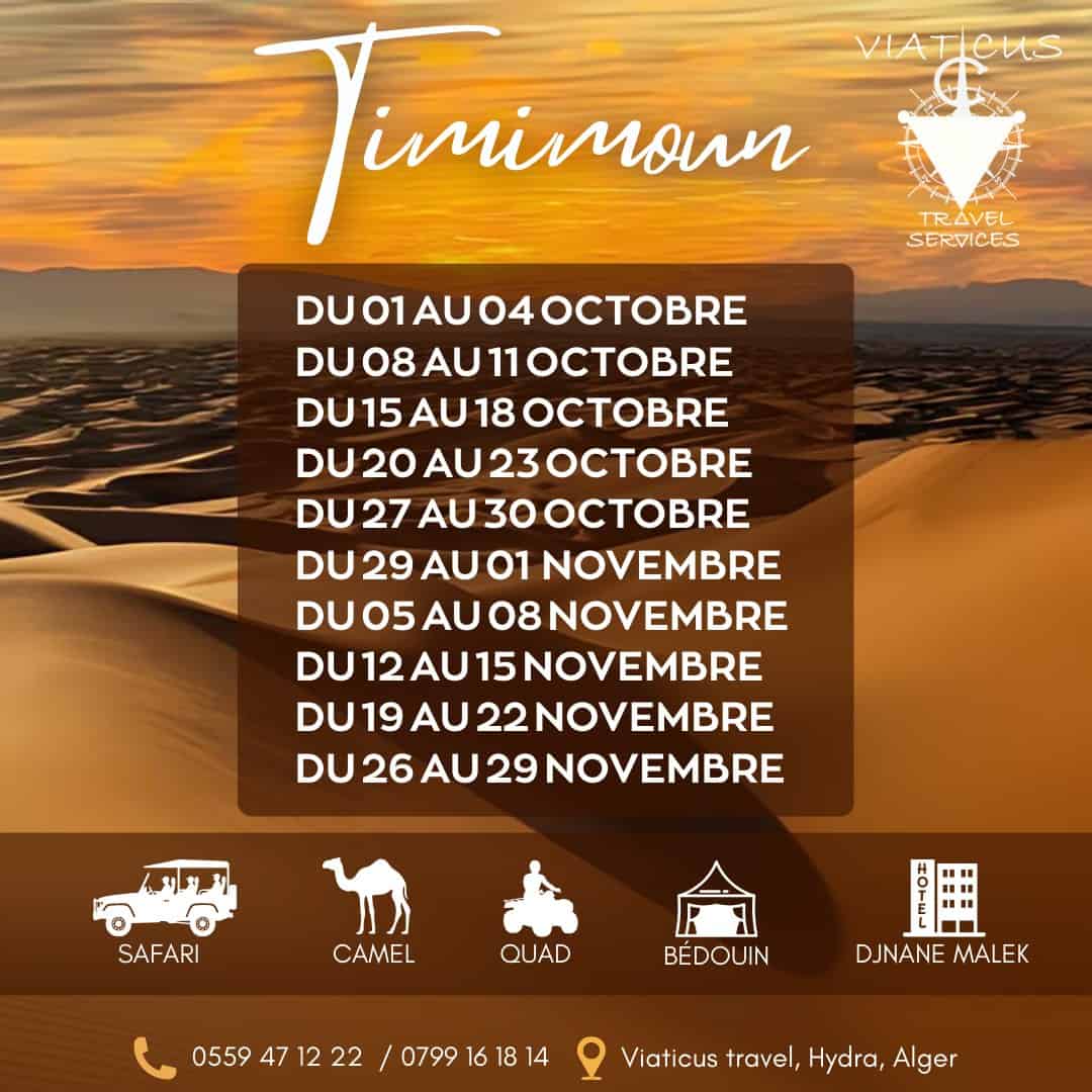 Cap sur l’aventure à Timimoun !
