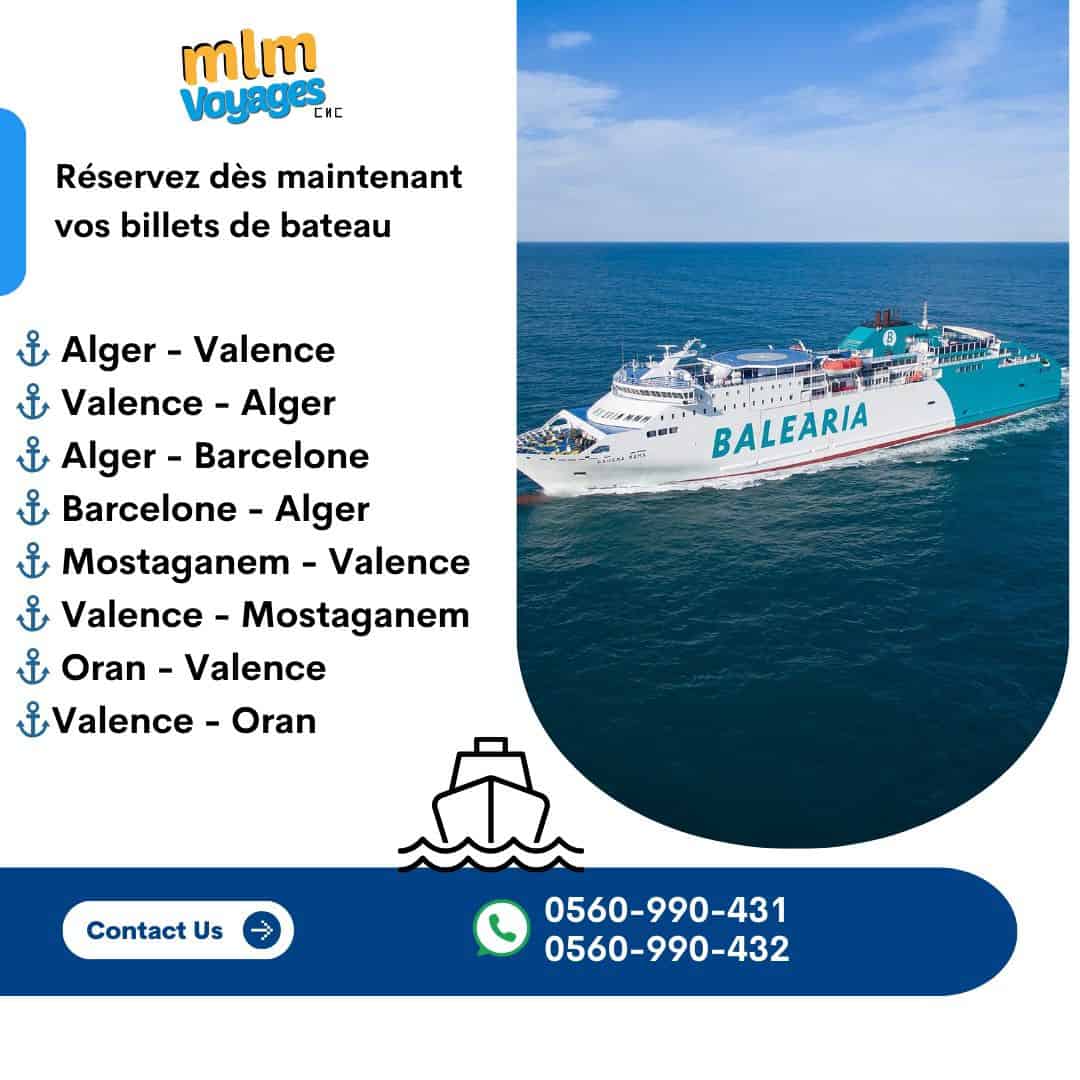 🚢 Billetterie maritime ouverte ! 🌊⛴️