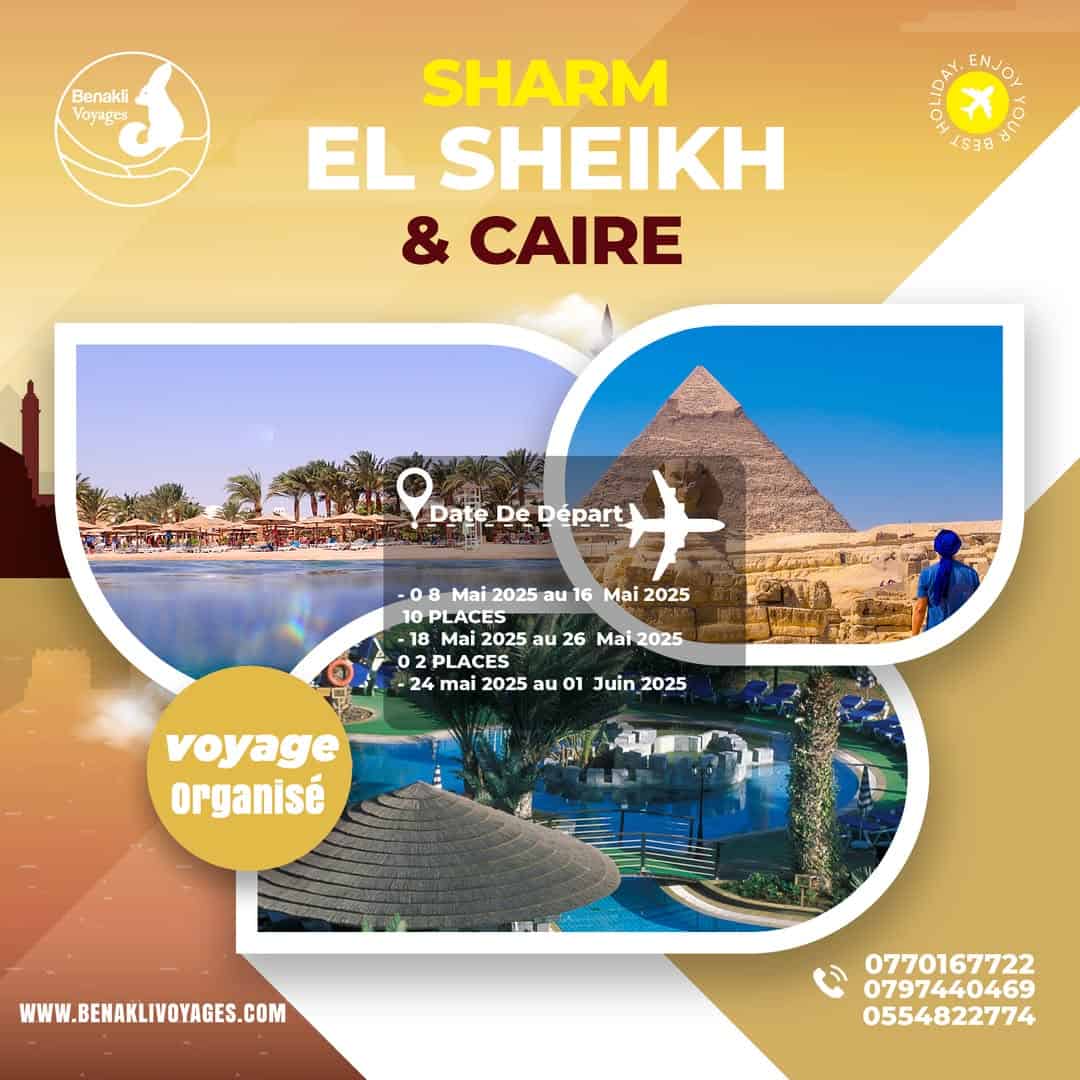 Programme SHARM EL SHEIKH & CAIRE