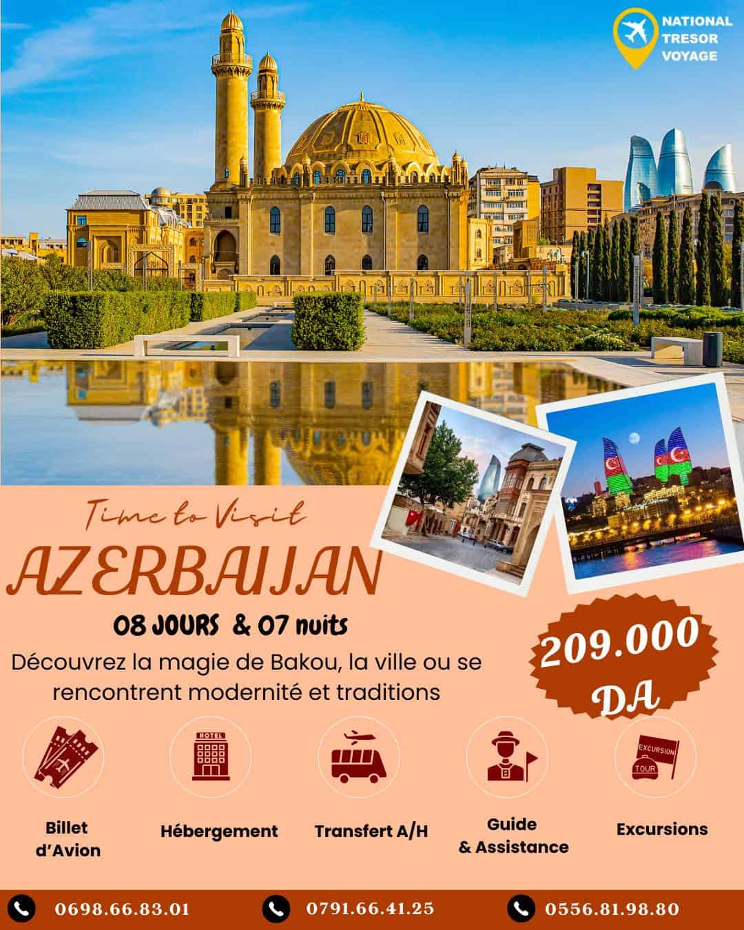 Offrez-vous l’évasion à AZERBAIDJAN