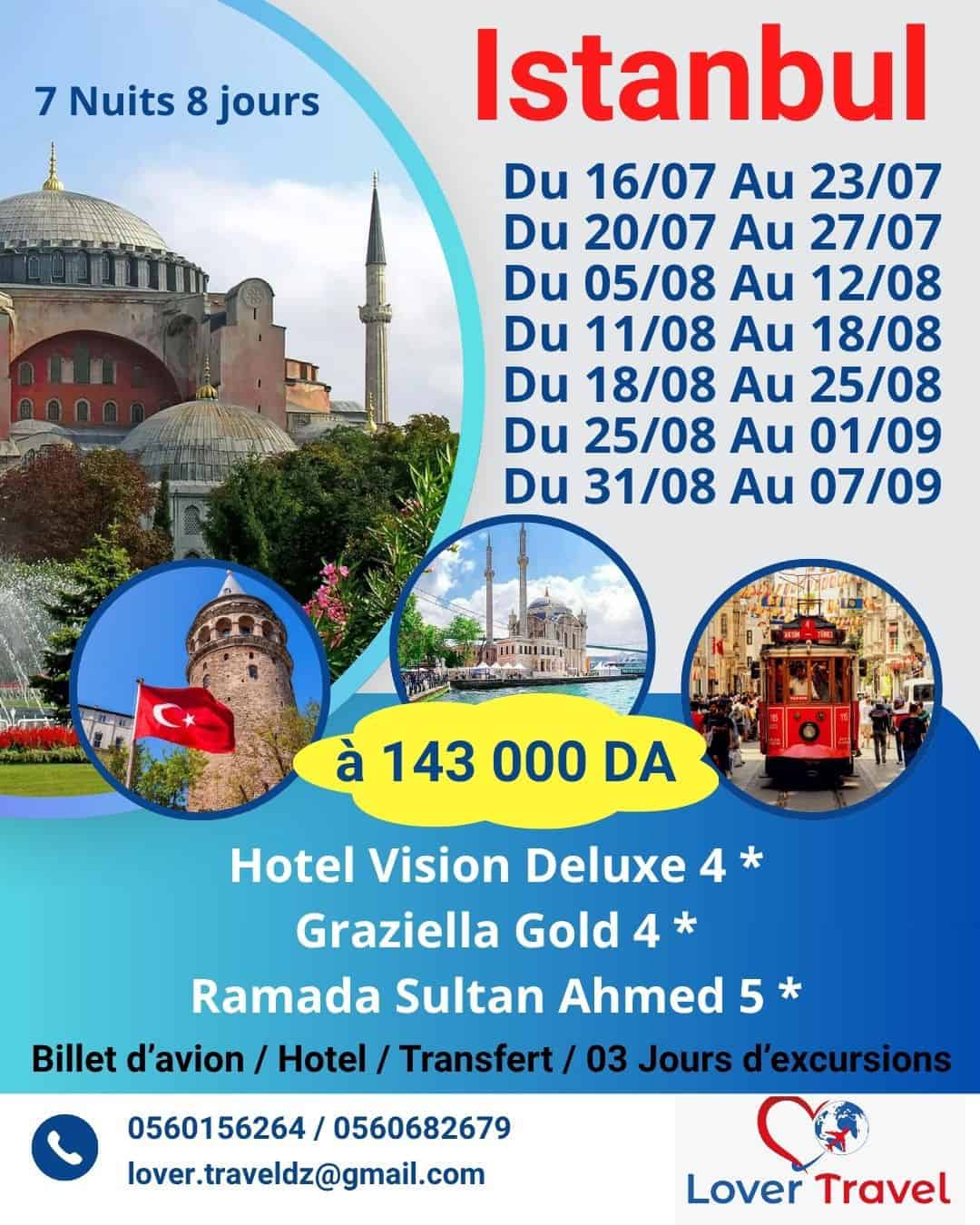 Istanbul été 2025-JUILLET-AOUT