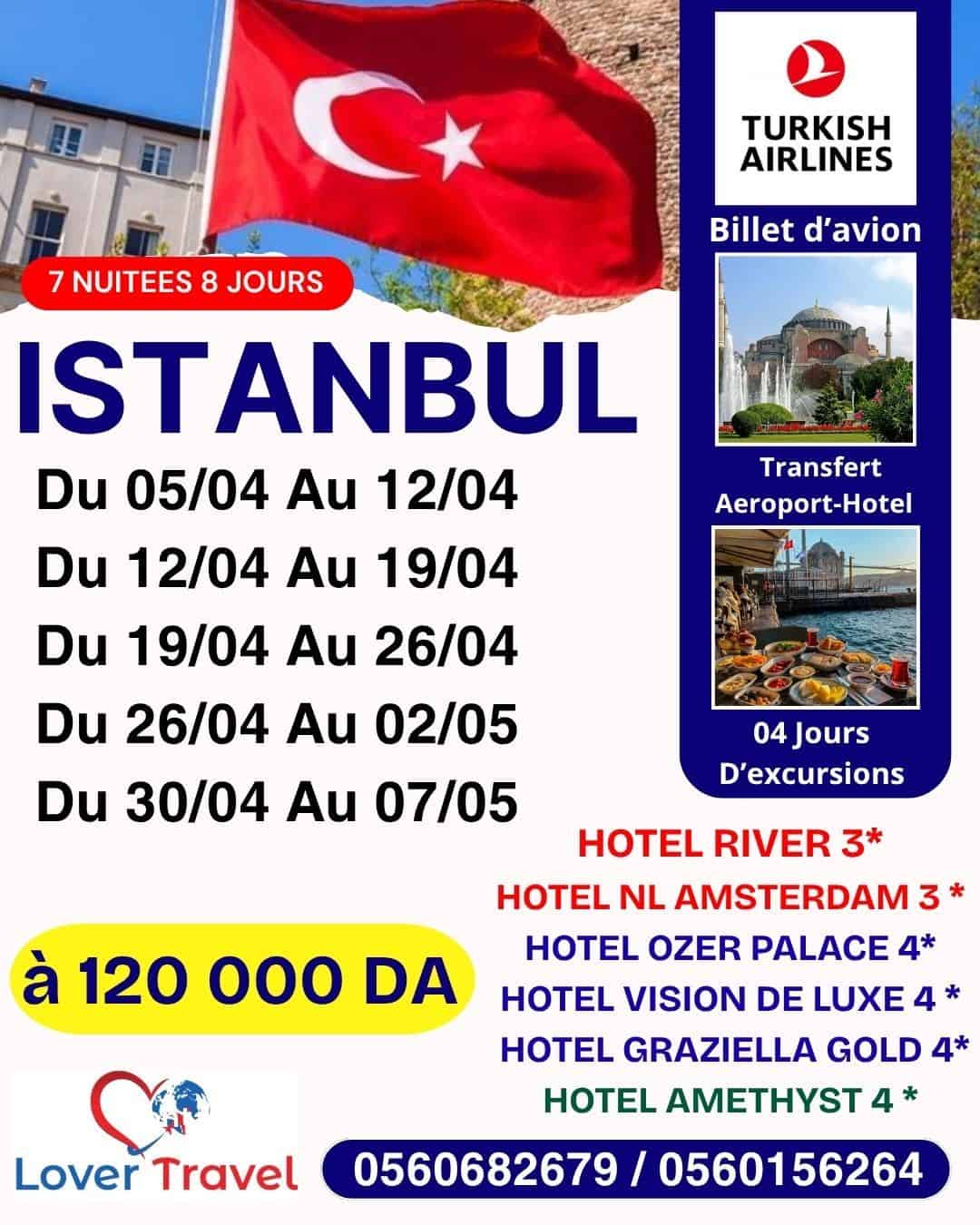 Istanbul vous attend ! Profitez du Package Complet au Meilleur Prix.