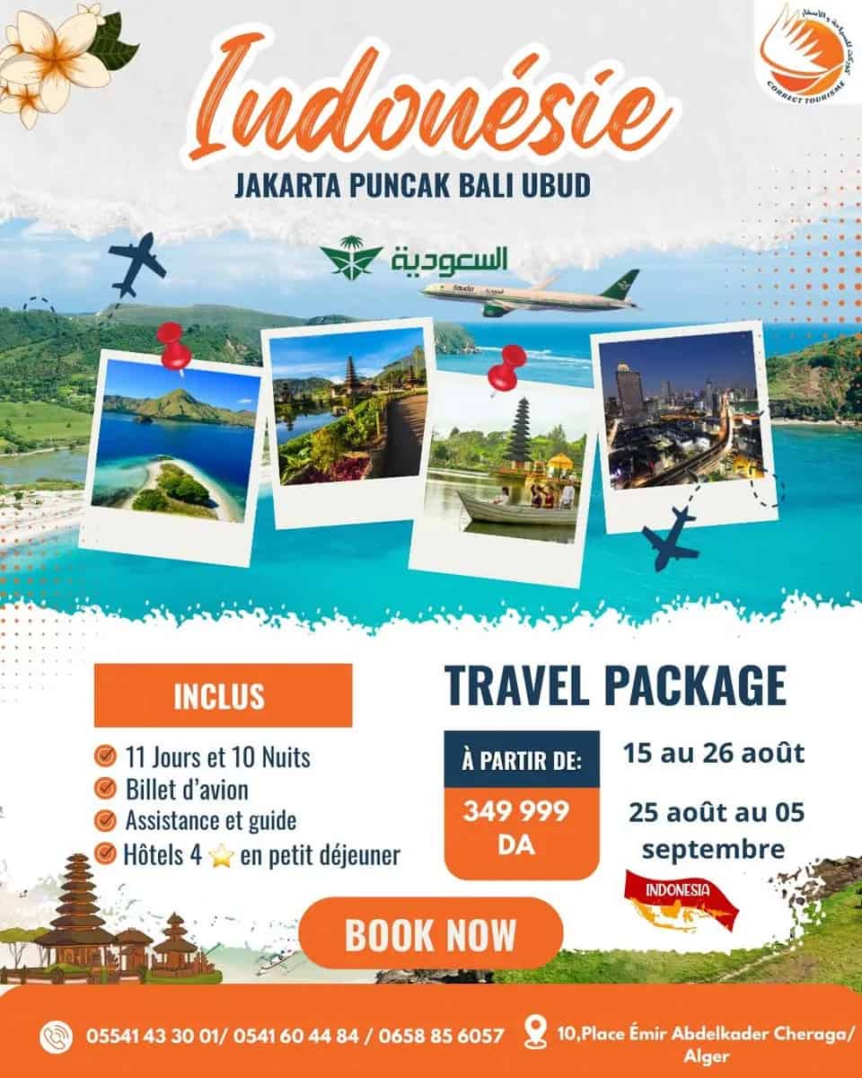 L'Indonésie : Un voyage entre Terre, Ciel et Mer avec Correct Tours