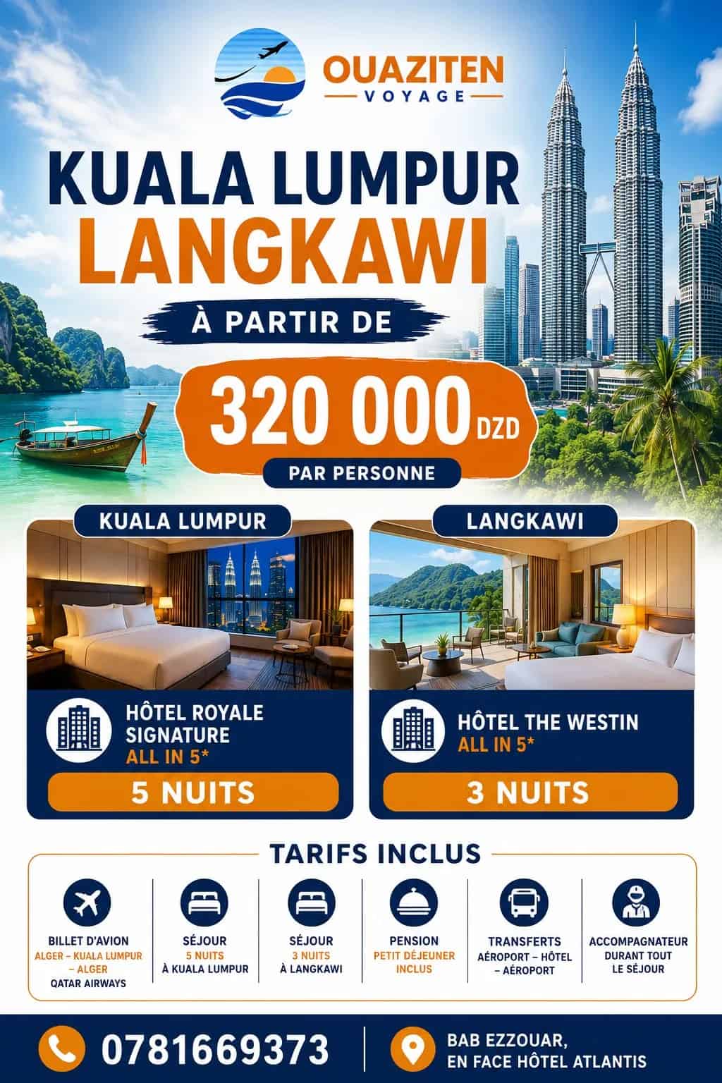 Malaisie Grand Luxe : Kuala Lumpur & Langkawi en 5★ !
