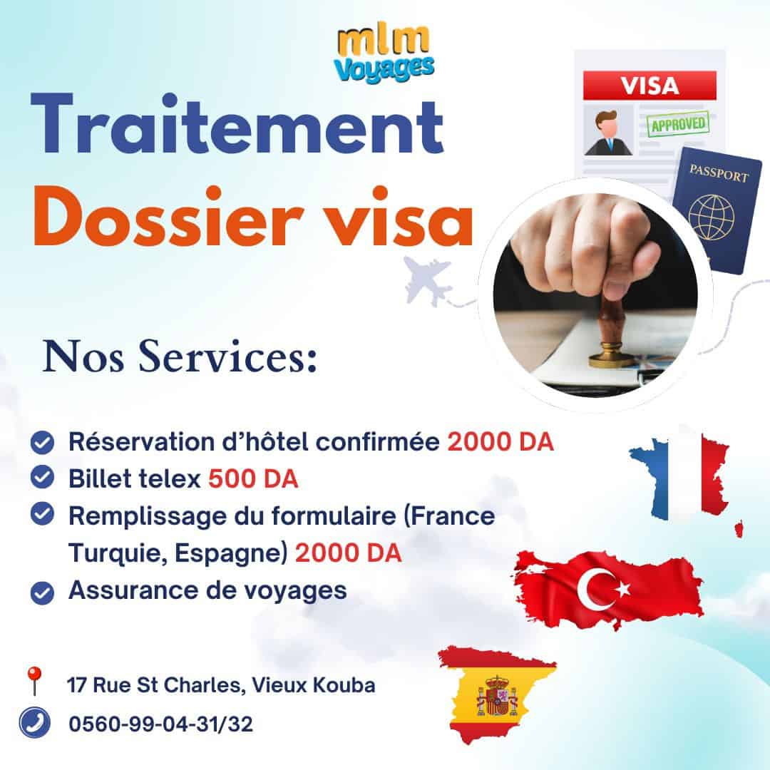 Traitement dossier visa