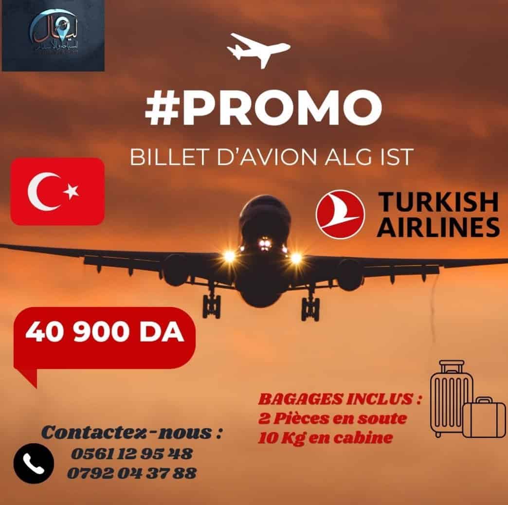 Istanbul au meilleur prix : 40 900 DA !