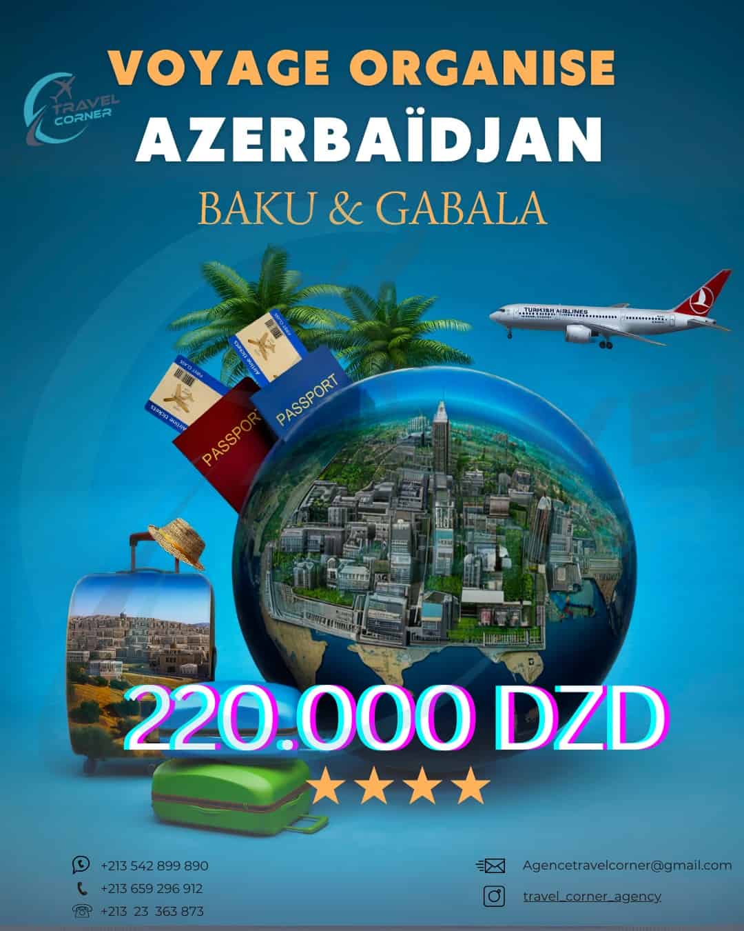 AZERBIDJAN 5 NUITS À BAKU ET 2 NUITS GABALA