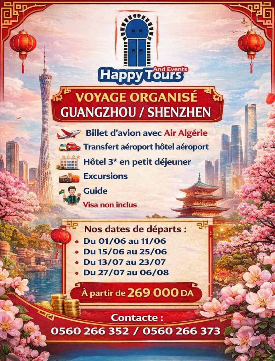 Vivez la magie de la Chine ! Votre séjour complet à partir de 269 000 DA.